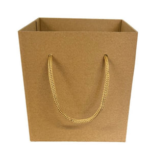 Kraft Paper Bags-Box 120 pcs 14.5cm x 14.5cm - 52p Each